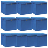 Opbergboxen Met Deksel 32X32X32 Cm Stof Zwart