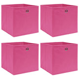 Opbergboxen Met Deksel 32X32X32 Cm Stof Zwart