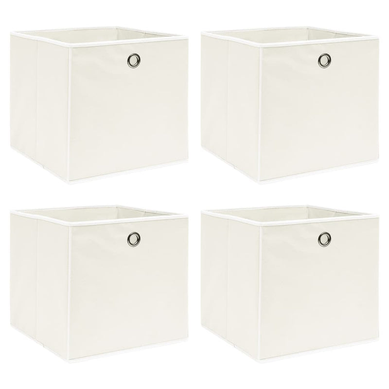 Opbergboxen Met Deksel 32X32X32 Cm Stof Zwart