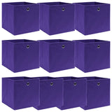 Opbergboxen Met Deksel 32X32X32 Cm Stof Zwart