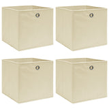 Opbergboxen Met Deksel 32X32X32 Cm Stof Zwart