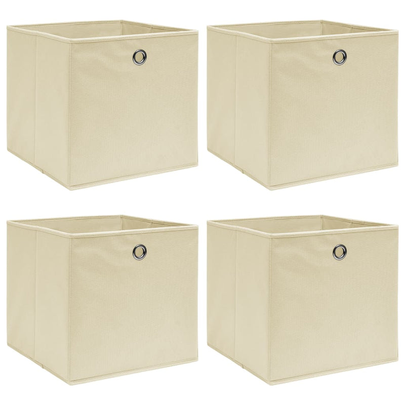 Opbergboxen Met Deksel 32X32X32 Cm Stof Zwart