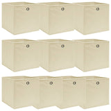 Opbergboxen Met Deksel 32X32X32 Cm Stof Zwart