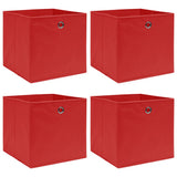 Opbergboxen Met Deksel 32X32X32 Cm Stof Zwart