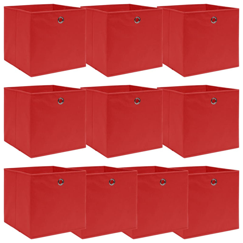 Opbergboxen Met Deksel 32X32X32 Cm Stof Zwart