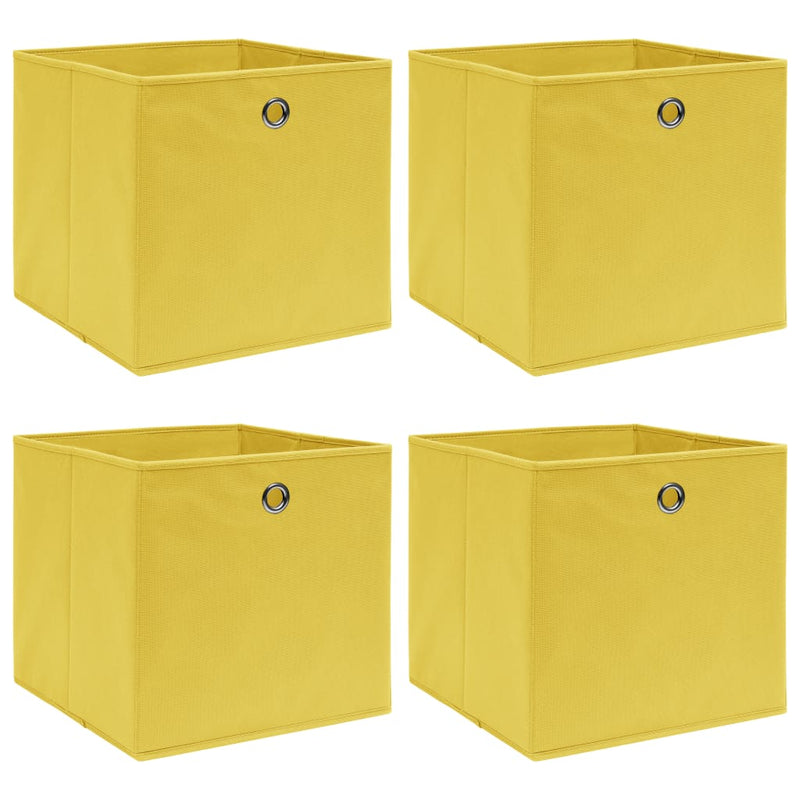Opbergboxen Met Deksel 32X32X32 Cm Stof Zwart