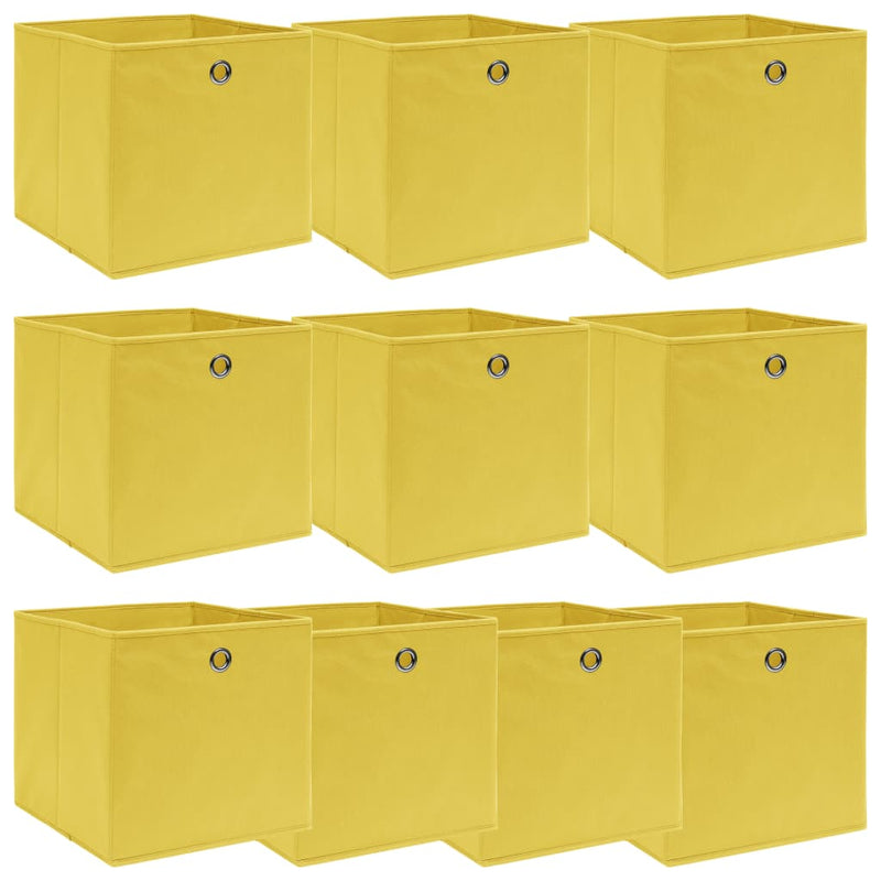 Opbergboxen Met Deksel 32X32X32 Cm Stof Zwart