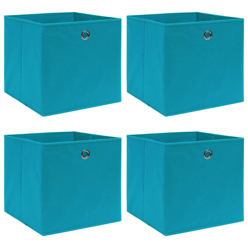 Opbergboxen Met Deksel 32X32X32 Cm Stof Zwart