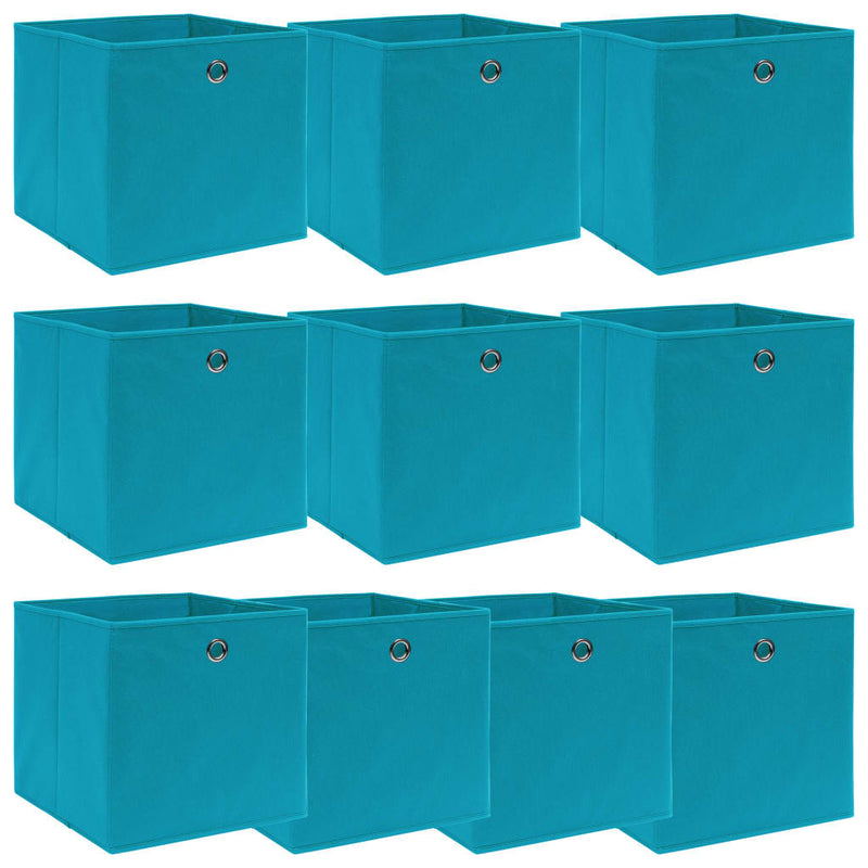 Opbergboxen Met Deksel 32X32X32 Cm Stof Zwart