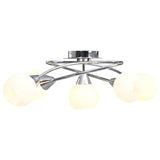 Plafondlamp Met Glazen Behuizing Voor Lampen