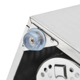 Bestekhouder 4 Vakken Rechthoekig Roestvrij Staal