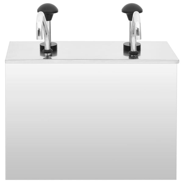 Sausdispenser 2X3,5 L Roestvrij Staal