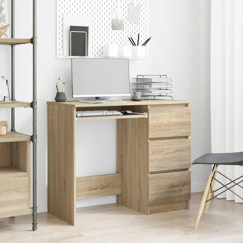 Bureau 90X45X76 Cm Spaanplaat Kleurig