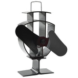 Kachelventilator Met 2 Vinnen Zwart
