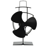 Kachelventilator Met 2 Vinnen Zwart