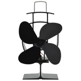 Kachelventilator Met 2 Vinnen Zwart