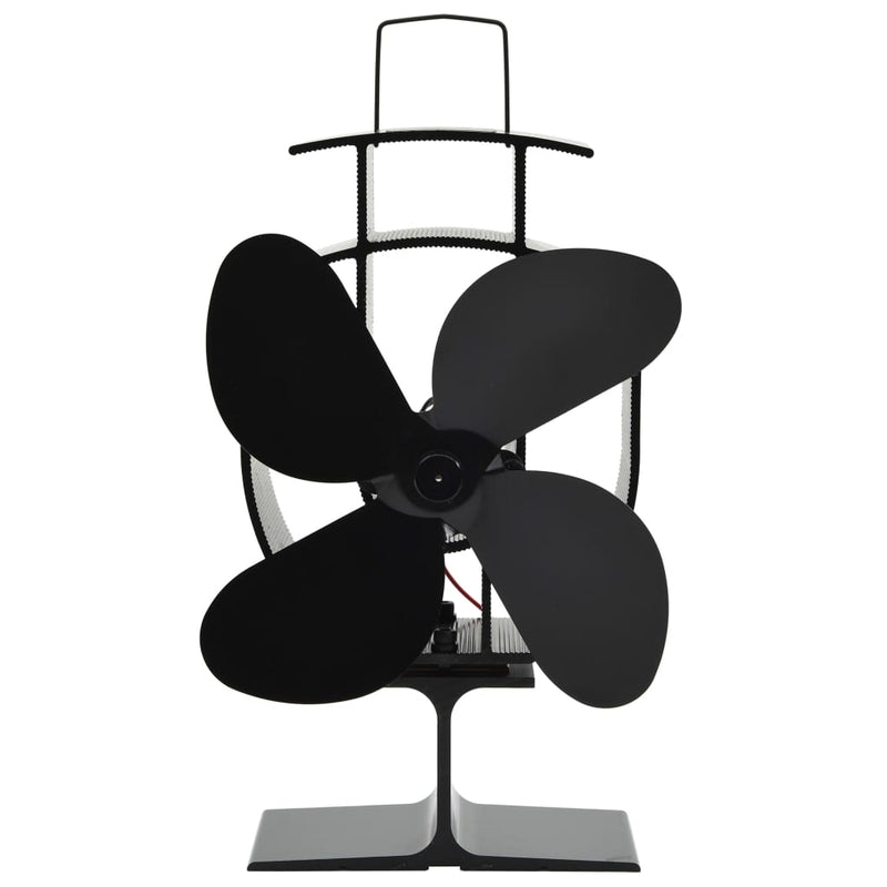 Kachelventilator Met 2 Vinnen Zwart