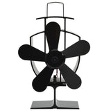 Kachelventilator Met 2 Vinnen Zwart
