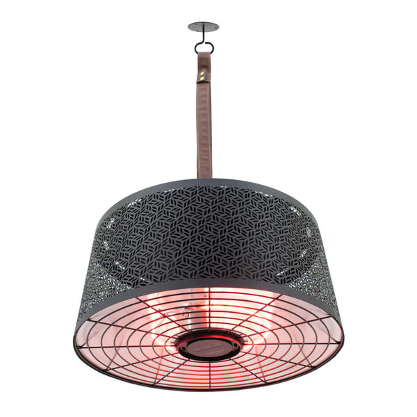 Sunred Heater Moderna Artix Ultra Smart Hangend 2000 W Roségoud Zwart