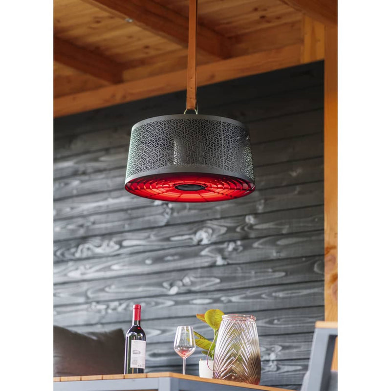 Sunred Heater Moderna Artix Ultra Smart Hangend 2000 W Roségoud Zwart