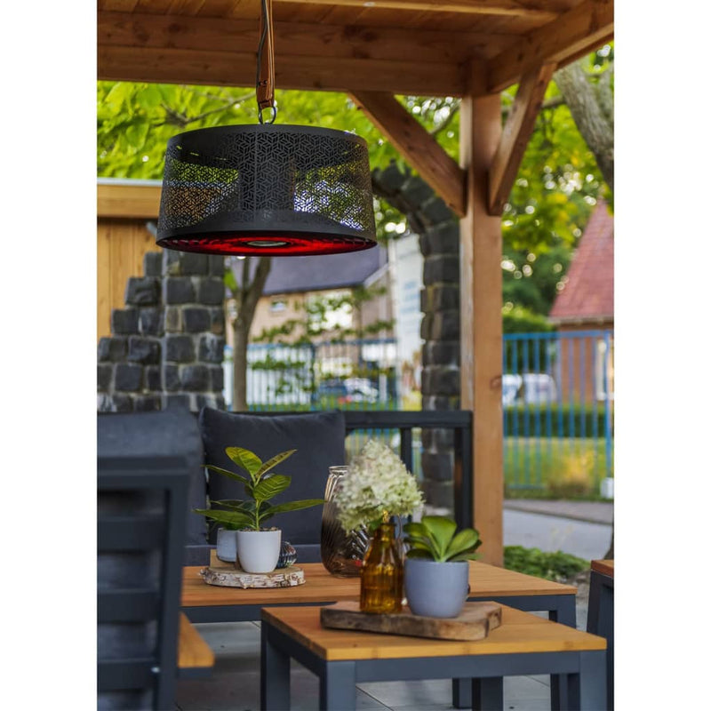Sunred Heater Moderna Artix Ultra Smart Hangend 2000 W Roségoud Zwart