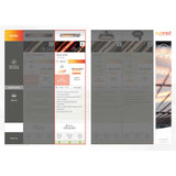 Sunred Heater Moderna Artix Ultra Smart Hangend 2000 W Roségoud Zwart