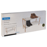 Storage Solutions Schoenenrek Met 2 Lagen 70X26X36 Cm
