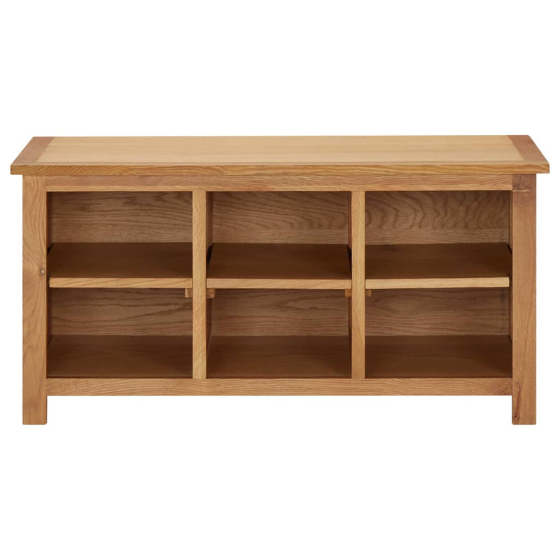 Schoenenrek 90X37X45 Cm Massief Eikenhout