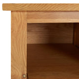 Schoenenrek 90X37X45 Cm Massief Eikenhout