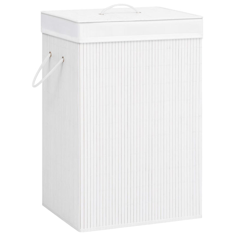 Wasmand Met 2 Vakken 72 L Bamboe