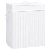 Wasmand Met 2 Vakken 72 L Bamboe