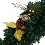 Kerstboog Met Led-Lampjes 90 Cm Pvc Groen