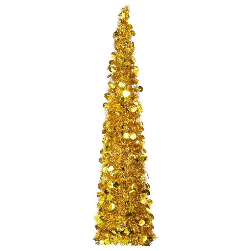 Kunstkerstboom Pop-Up 120 Cm Pet Kleurig Goud