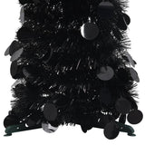 Kunstkerstboom Pop-Up 120 Cm Pet Zwart