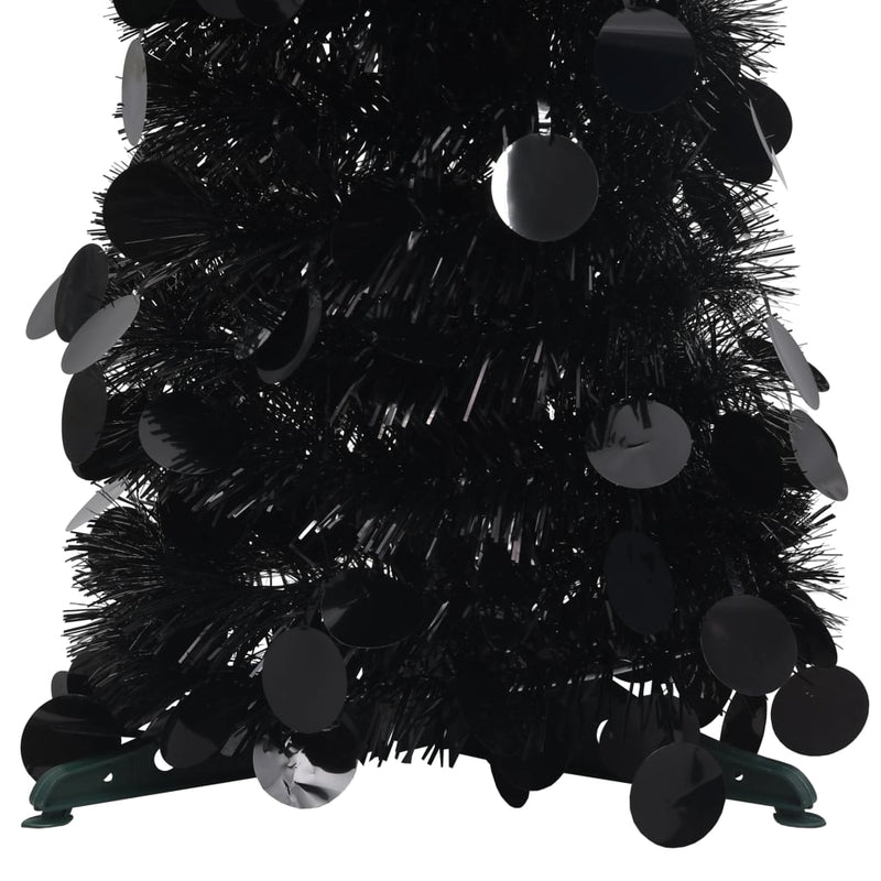 Kunstkerstboom Pop-Up 120 Cm Pet Zwart