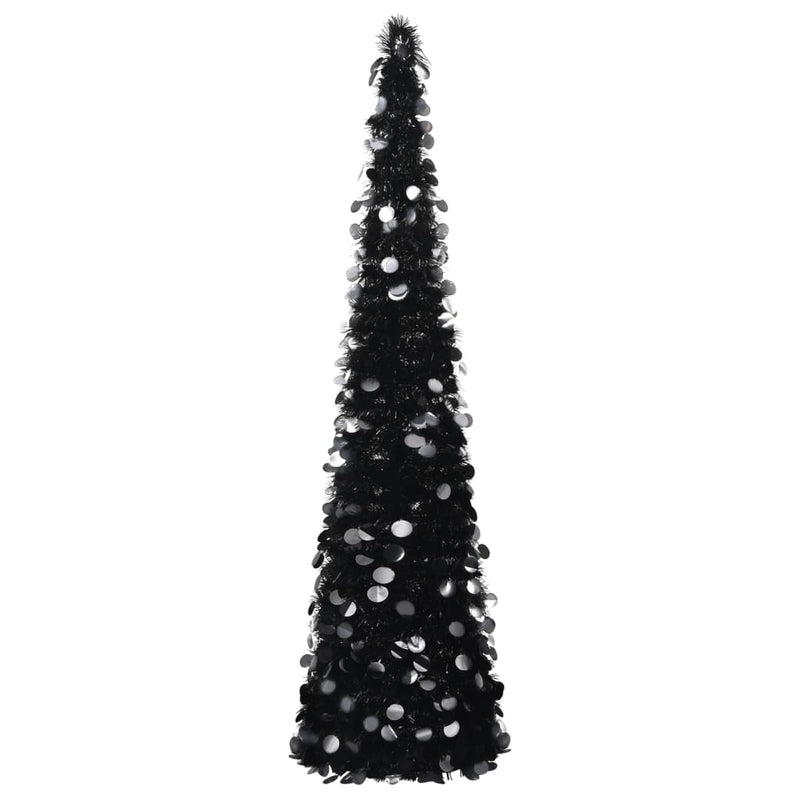 Kunstkerstboom Pop-Up 120 Cm Pet Zwart