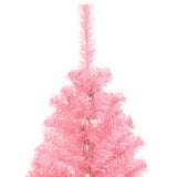 Kunstkerstboom Met Standaard 150 Cm Pvc Roze