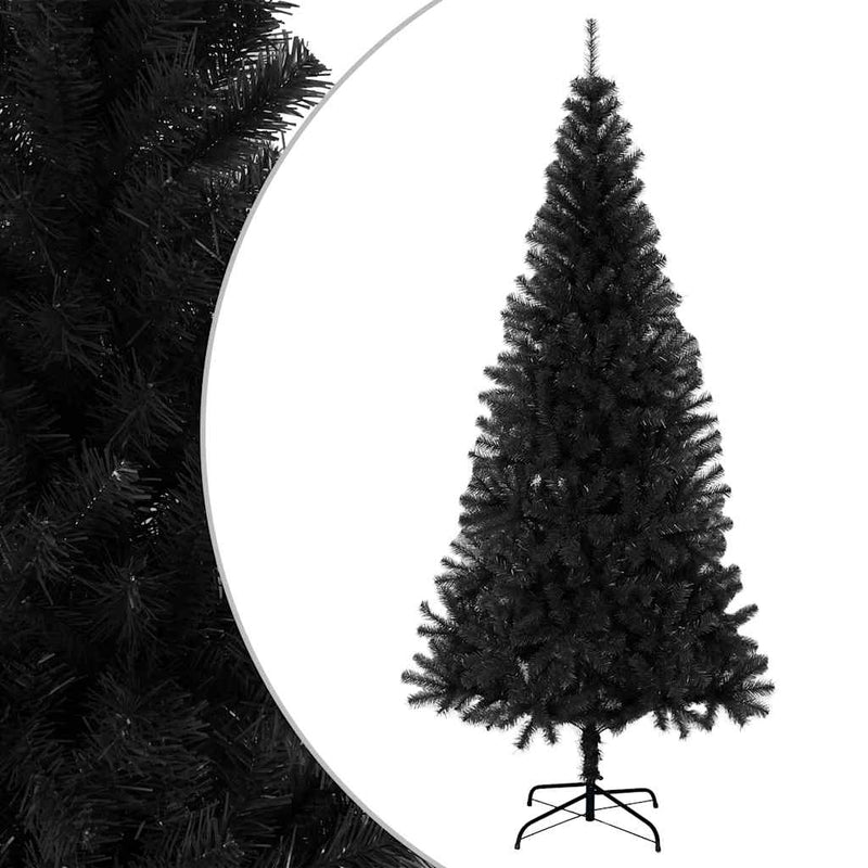 Kunstkerstboom Met Standaard 150 Cm Pvc Zwart