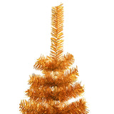 Kunstkerstboom Met Standaard 150 Cm Pet Kleurig Goud