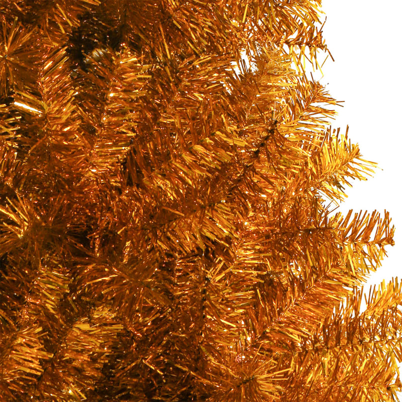 Kunstkerstboom Met Standaard 150 Cm Pet Kleurig Goud