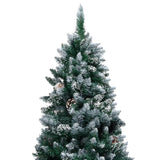 Kunstkerstboom Met Dennenappels En Witte Sneeuw 180 Cm