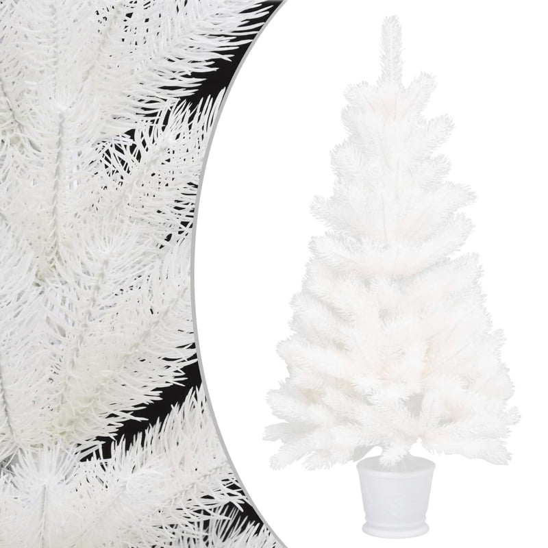 Kunstkerstboom Met Levensechte Naalden Wit