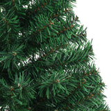 Kunstkerstboom Met Standaard Half 150 Cm Pvc Groen
