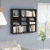 Wandschap 90X16X78 Cm Bewerkt Hout Kleur