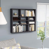 Wandschap 90X16X78 Cm Bewerkt Hout Kleur