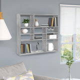 Wandschap 90X16X78 Cm Bewerkt Hout Kleur