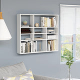 Wandschap 90X16X78 Cm Bewerkt Hout Kleur