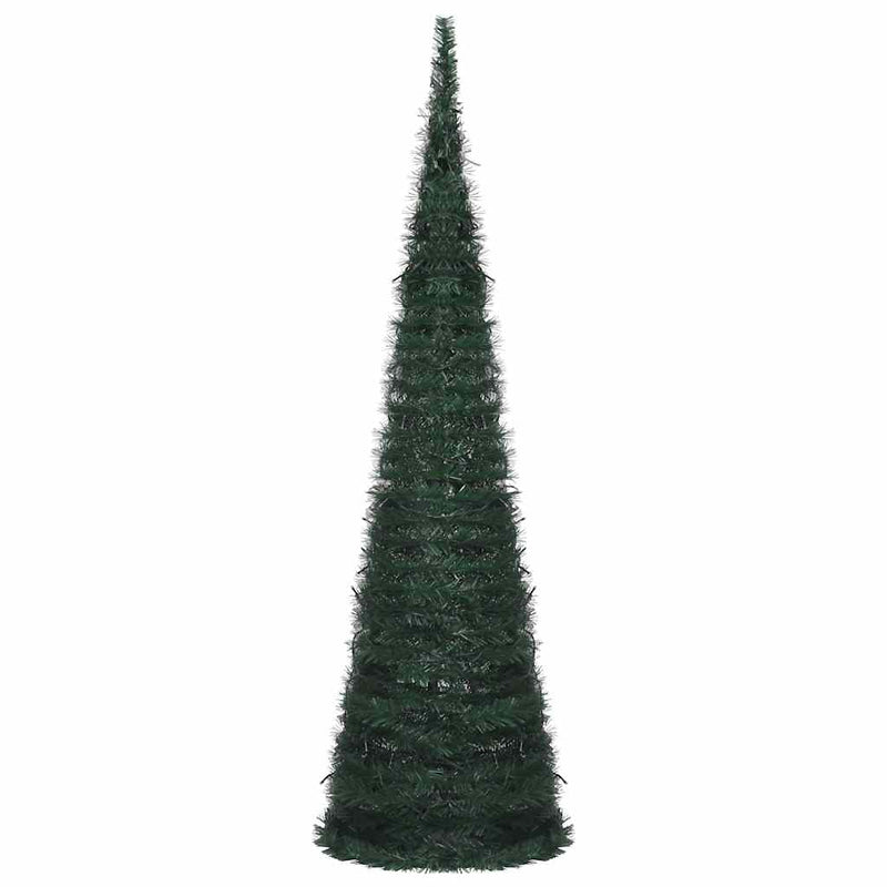 Kunstkerstboom Met Verlichting Pop-Up 150 Cm Groen
