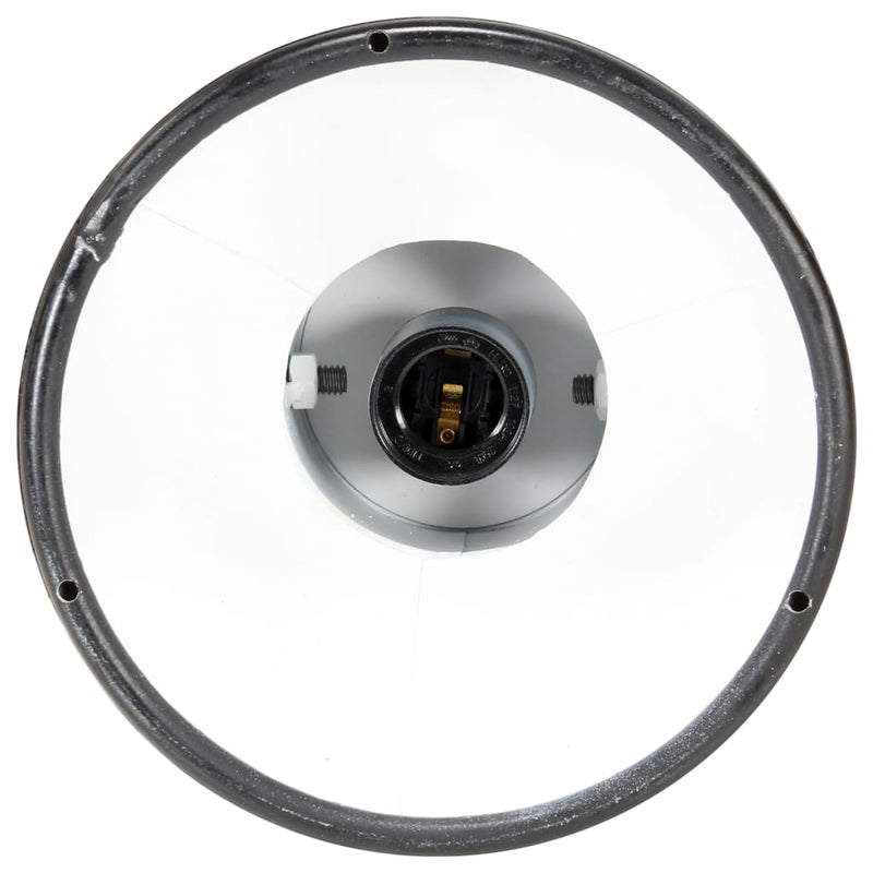 Plafondlamp Industrieel E27 Mangohout Zwart Wijnrood