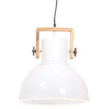Hanglamp Industrieel Rond 25 W E27 40 Cm Wit